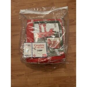 Nebraska Huskers 3 Piece Baby Crib Set